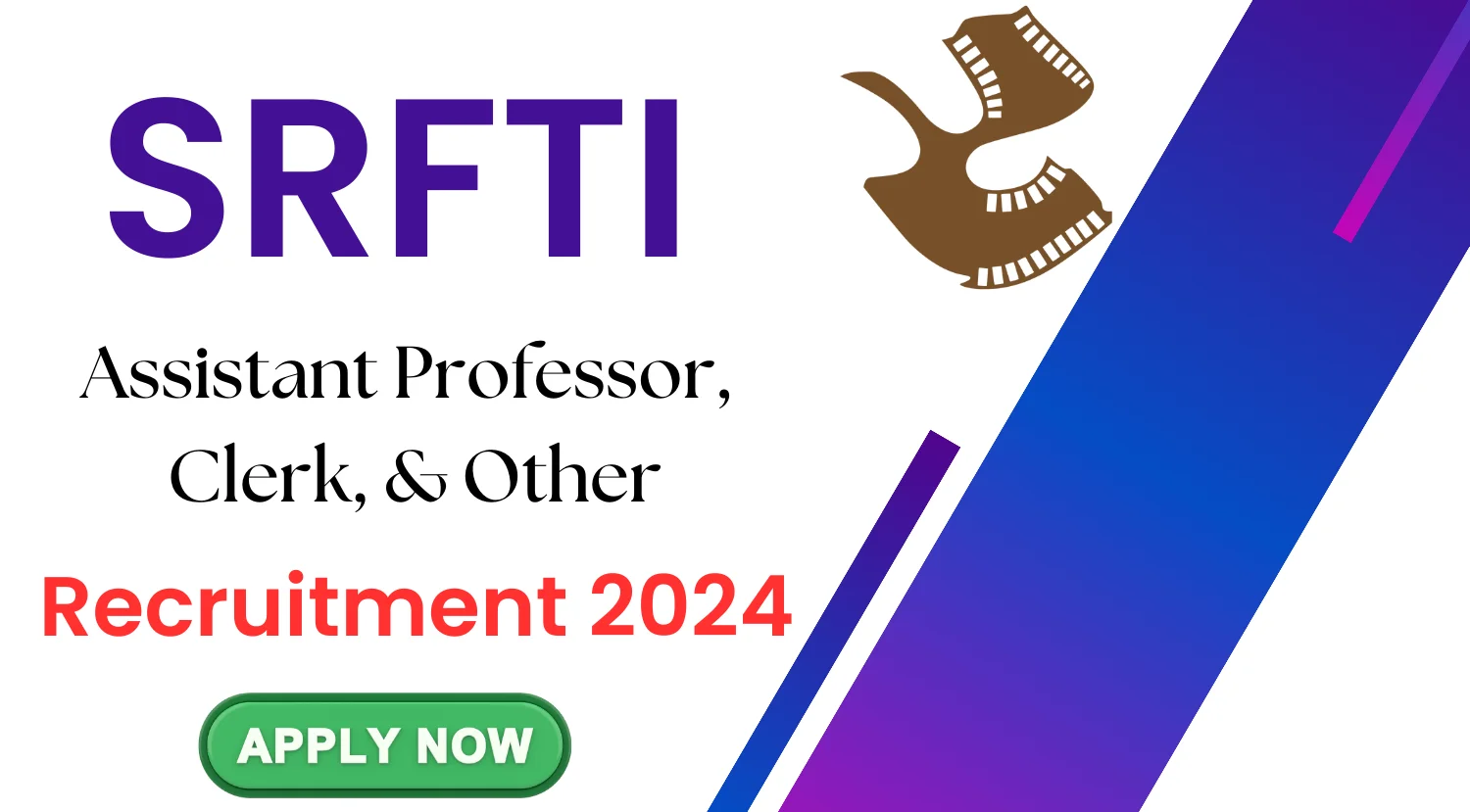 SRFTI Professor, Asst Professor & Other Recruitment 2024 – Apply Online for 58 Posts