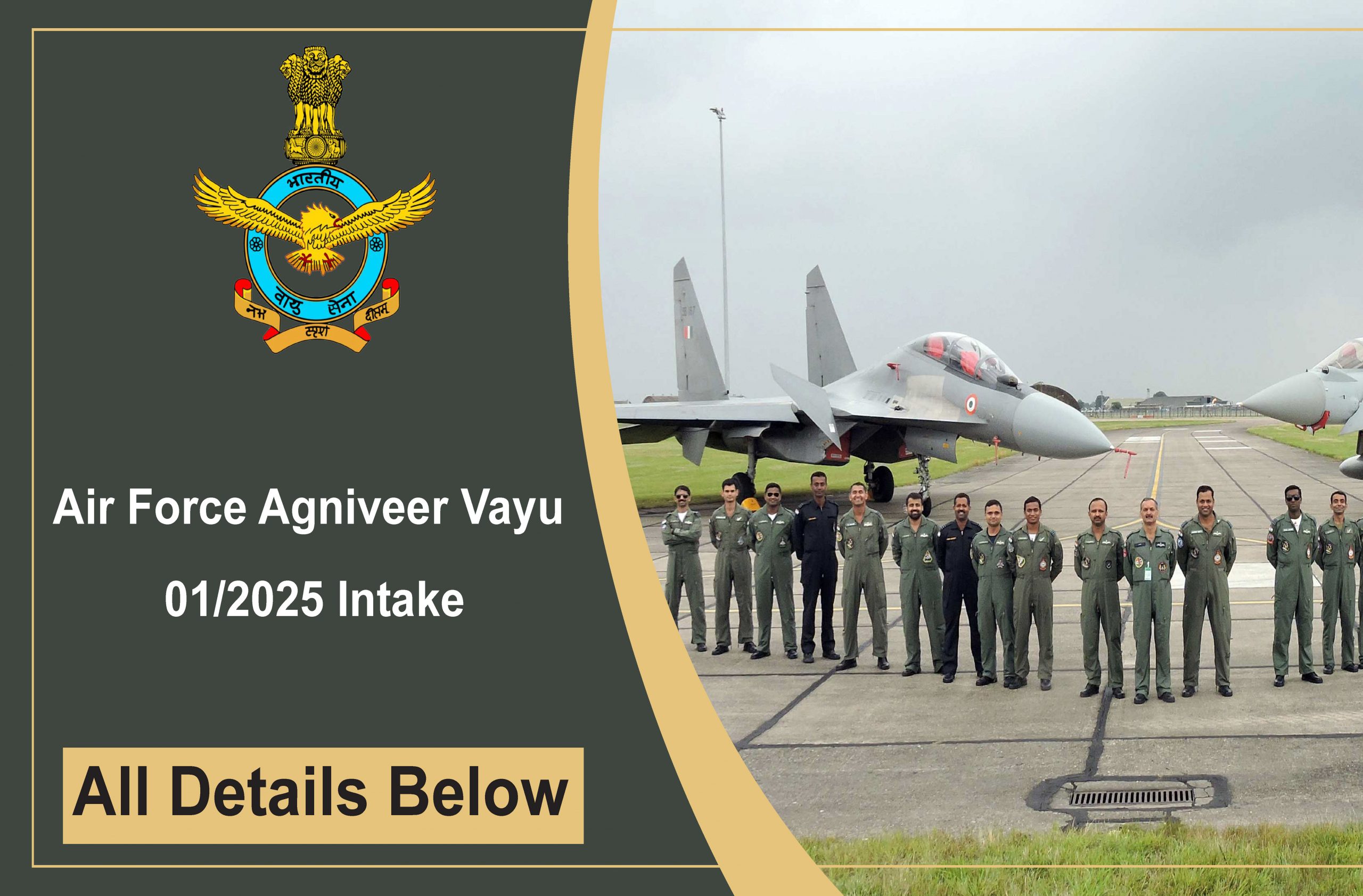 Indian Air force Agniveer Vayu Intake (02/2025) Recruitment 2024 – Apply Online